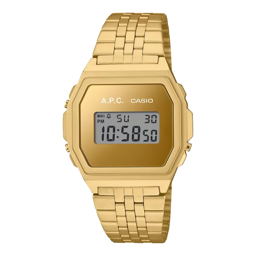 A.P.C. x Casio Collaboration Watch - GOLD - Limited